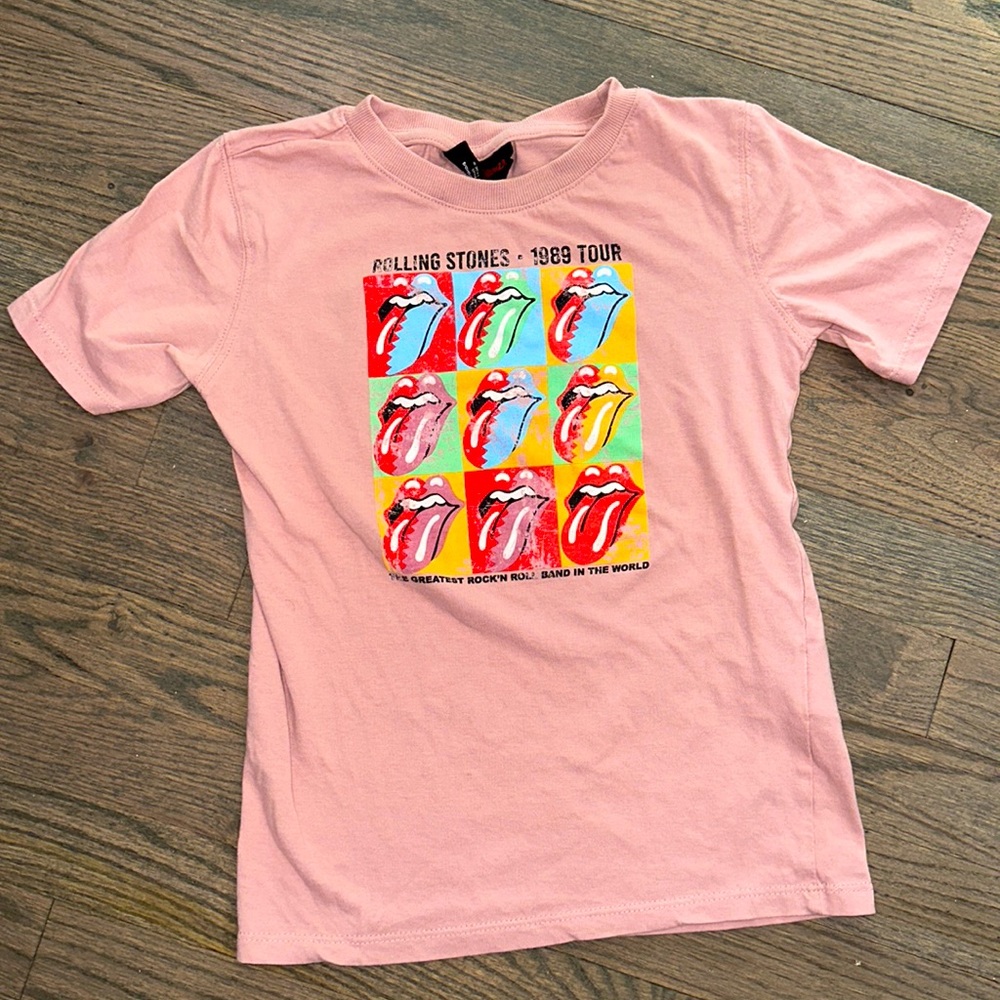 Cotton On Kids Boys Girls Rolling Stones Rock Band Graphic Tee Tshirt 6